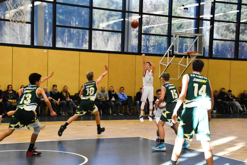 Matthew Will (beim Wurf, Regnitztal Baskets), Copyright: Brose Bamberg Youngsters